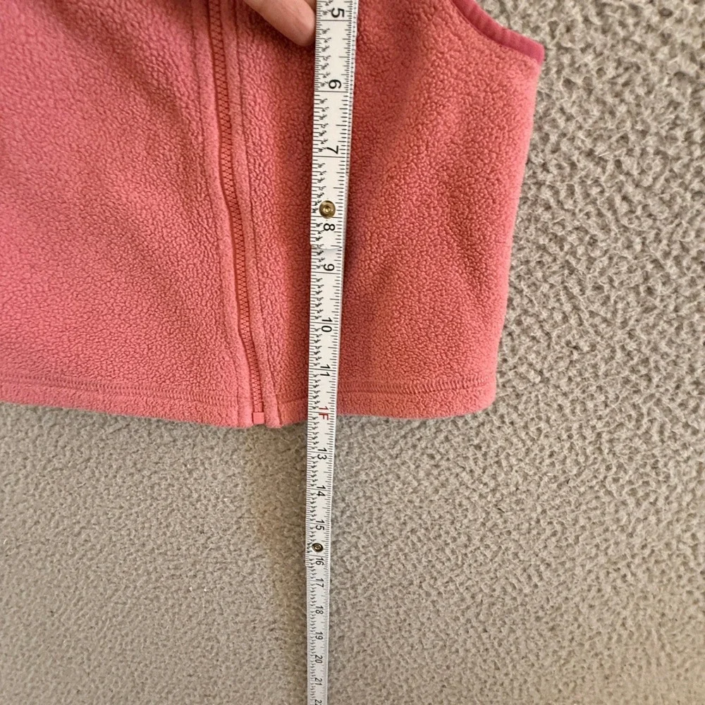 Patagonia Synchilla Fleece Vest Pink Full Zip Kids 12-18M Outdoor Outerwear